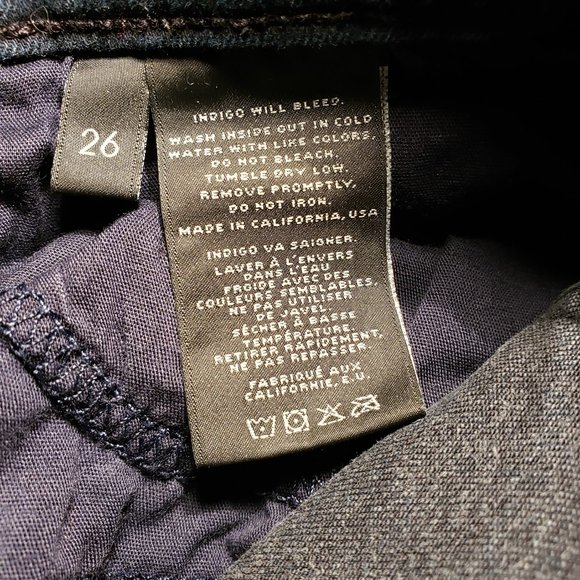 JBrand Skinny Leg Bluebird Dark Blue Jeans size 26 - Picture 7 of 9